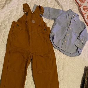 Carhartt & baby gap outfit